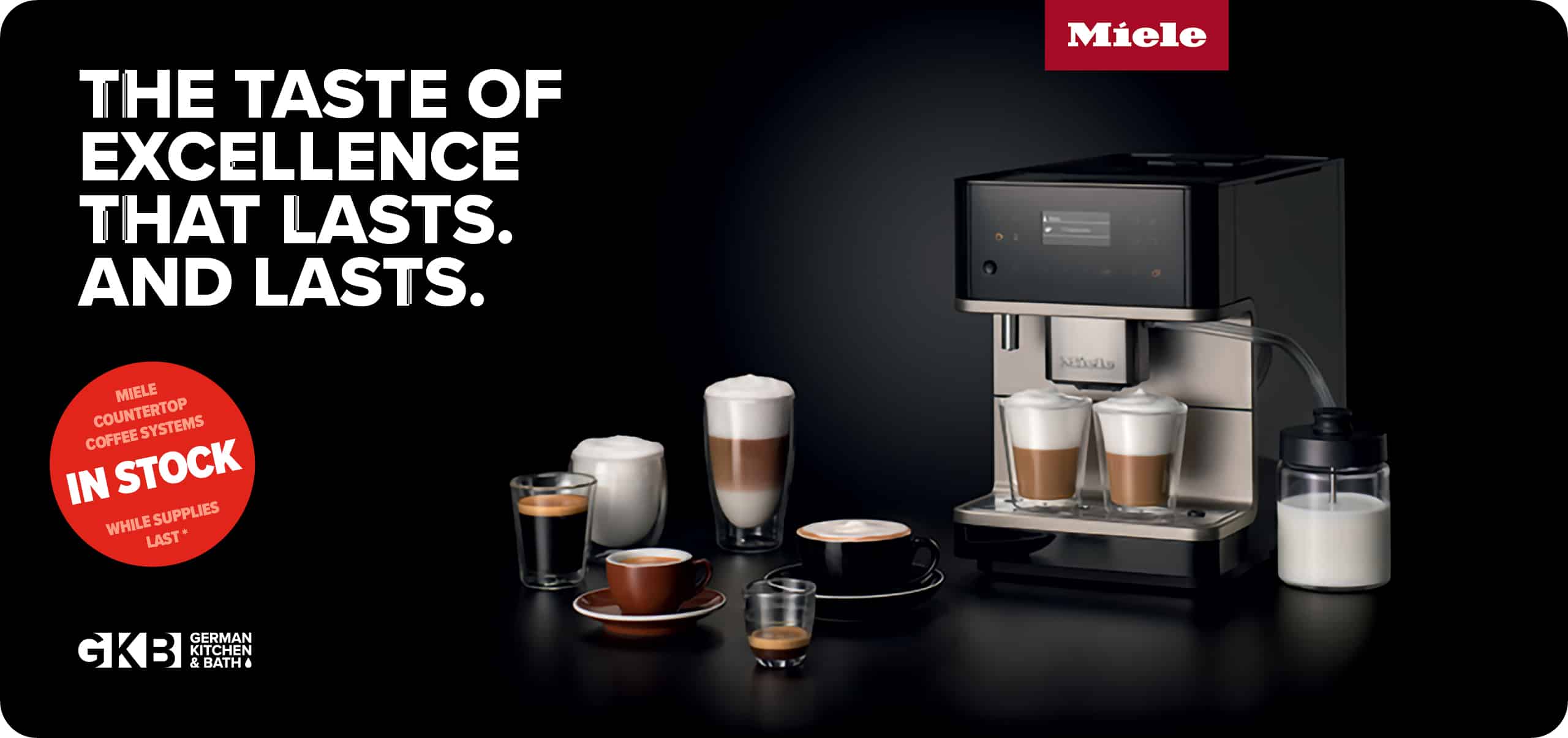 Miele Countertop Coffee Machines Promo