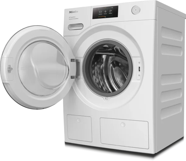 Miele WXR860 WCS TDos & IntenseWash Washing Machine Side View